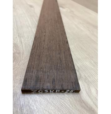 Венге заготовка для переклеенного сквозного грифа гитары Радиал ААА 7.6х82х1020 мм-7