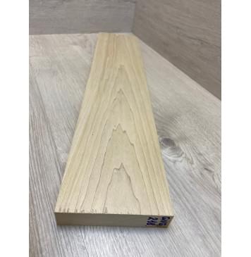 Клён Печёный 150 гр заготовка грифа безголовой гитары Тангент ААА 30х127х580 мм-7