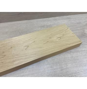 Клён Печёный 150 гр заготовка грифа безголовой гитары Тангент ААА 30х127х580 мм-4