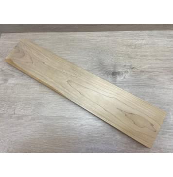 Клён Печёный 150 гр заготовка грифа безголовой гитары Тангент ААА 30х129х640 мм-0