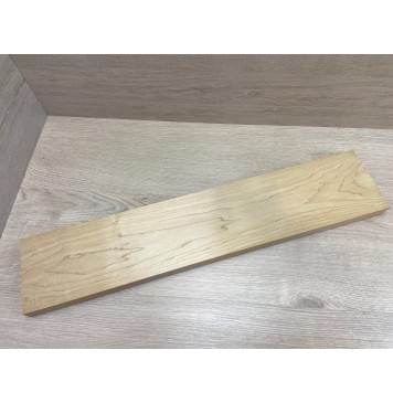 Клён Печёный 150 гр заготовка грифа безголовой гитары Тангент ААА 30х129х640 мм-3