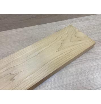 Клён Печёный 150 гр заготовка грифа безголовой гитары Тангент ААА 30х129х640 мм-4