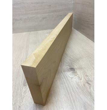 Клён Печёный 150 гр заготовка грифа безголовой гитары Тангент ААА 30х129х640 мм-7