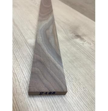 Орех Американский заготовка накладки для электрогитары Тангент АА 13.5х63-60х620 мм-1