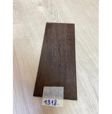 Венге заготовка накладки на головку грифа Радиал ААА 3х100х240 мм-4