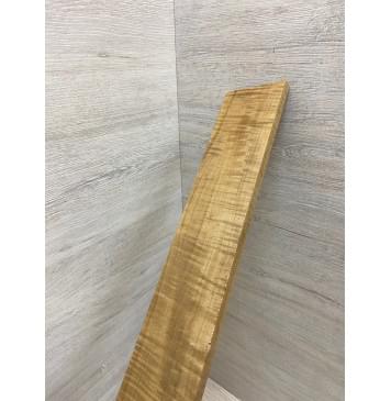 Клён Волнистый Печёный 180 гр заготовка накладки для электрогитары Радиал АА Волна ААА 10х69-66х560 мм-6