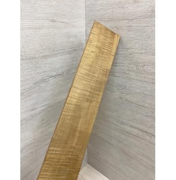 Клён Волнистый Печёный 180 гр заготовка накладки для электрогитары Радиал АА Волна ААА 10х69-66х560 мм-7