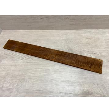 Клён Волнистый Печёный 180 гр заготовка накладки для электрогитары Радиал АА Волна ААА 10х69-66х560 мм-0