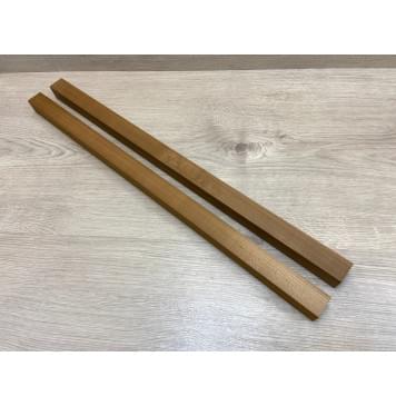 Клён Печёный 180гр заготовка для переклеенного грифа безголовой гитары Радиал АА 29х(29-29)х615 мм - из 2х частей-6