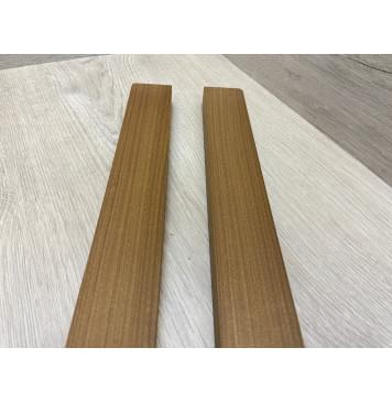 Клён Печёный 180гр заготовка для переклеенного грифа безголовой гитары Радиал ААА 25х47х585 мм - из 2х частей-7