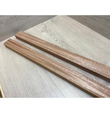 Махагон Кая заготовка для переклеенного грифа бас-гитары Радиал ААА 28х49х940 мм - из 2х частей-2