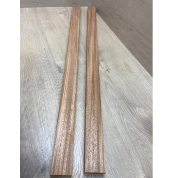 Махагон Кая заготовка для переклеенного грифа бас-гитары Радиал ААА 28х49х940 мм - из 2х частей-7