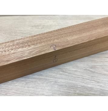 Сапели заготовка для переклеенного сквозного грифа гитары Радиал А 44.5х54х1080 мм-5