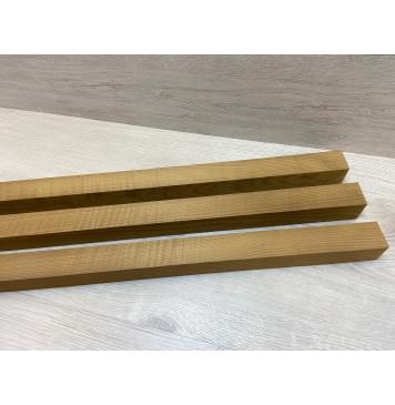 Клён Волнистый Печеный 180гр заготовка грифа электрогитары Радиал АА Волна АА 43х(41-41-41)х727 мм - из 3х частей-6