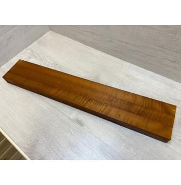 Клён Волнистый Печеный 180гр заготовка грифа электрогитары Радиал АА Волна АА 43х(41-41-41)х727 мм - из 3х частей-8