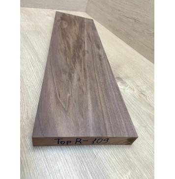 Орех Американский заготовка на топ Тангент АА 27х166х570 мм (1шт под распил)-7