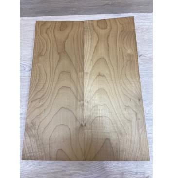 Клён Белый Печёный 180гр заготовка на топ Тангент АА14.5х185-188х475-482 мм - 2 шт (книжкой)-0