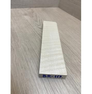 Клён Белый Явор, Волнистый заготовка для бриджа акустической гитары Радиал АА Волна АА 14.8х50х210 мм-1