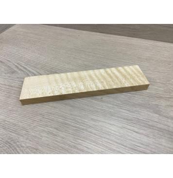 Клён Белый Явор, Волнистый заготовка для бриджа акустической гитары Радиал АА Волна АА 14.8х50х210 мм-4