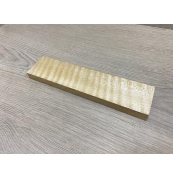 Клён Белый Явор, Волнистый заготовка для бриджа акустической гитары Радиал АА Волна АА 14.8х50х210 мм-5