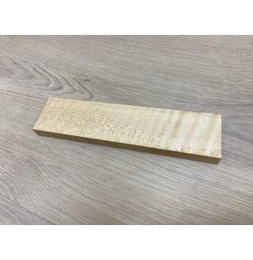 Клён Белый Явор, Волнистый заготовка для бриджа акустической гитары Радиал АА Волна АА 14.8х50х210 мм-6