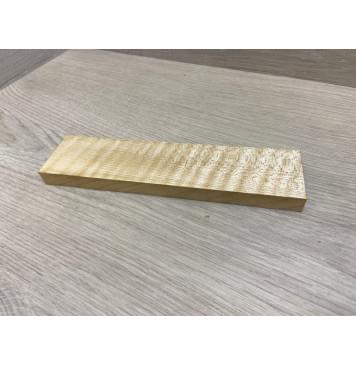 Клён Белый Явор, Волнистый заготовка для бриджа акустической гитары Радиал АА Волна АА 14.8х50х210 мм-7