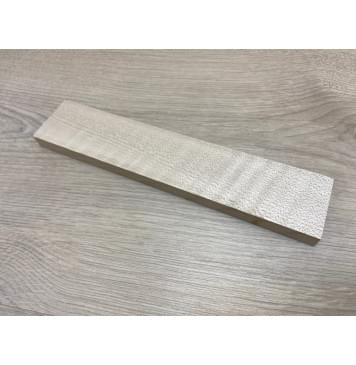 Клён Белый Явор, Волнистый заготовка для бриджа акустической гитары Радиал АА Волна АА 14х50х250 мм-0