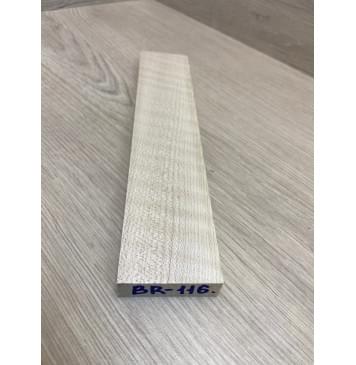 Клён Белый Явор, Волнистый заготовка для бриджа акустической гитары Радиал АА Волна АА 14х50х250 мм-1