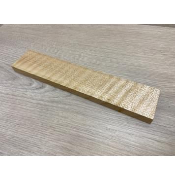 Клён Белый Явор, Волнистый заготовка для бриджа акустической гитары Радиал АА Волна АА 14х50х250 мм-6