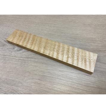 Клён Белый Явор, Волнистый заготовка для бриджа акустической гитары Радиал АА Волна АА 14х50х250 мм-8