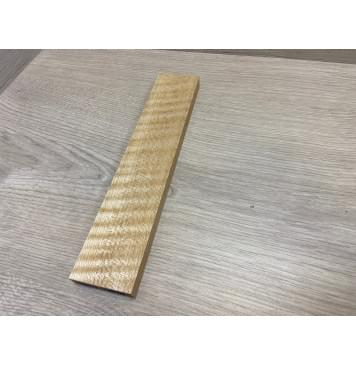 Клён Белый Явор, Волнистый заготовка для бриджа акустической гитары Радиал АА Волна АА 14х50х250 мм-9