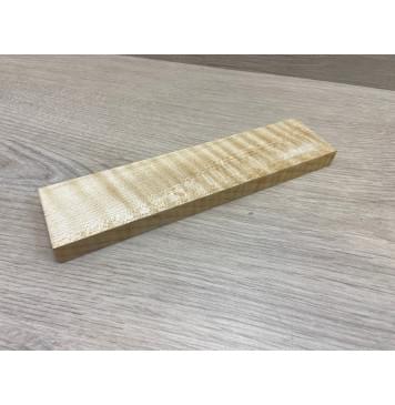 Клён Белый Явор, Волнистый заготовка для бриджа акустической гитары Радиал АА Волна АА 14х50х210 мм-10