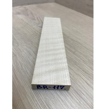 Клён Белый Явор, Волнистый заготовка для бриджа акустической гитары Радиал АА Волна АА 14.5х50х225 мм-1