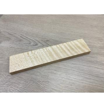 Клён Белый Явор, Волнистый заготовка для бриджа акустической гитары Радиал АА Волна АА 14.5х50х225 мм-5