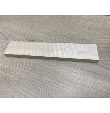 Клён Белый Явор, Волнистый заготовка для бриджа акустической гитары Радиал АА Волна АА 14х50х250 мм-0