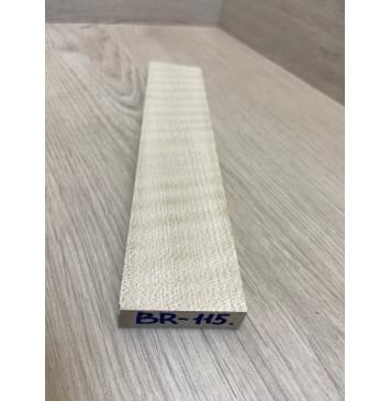 Клён Белый Явор, Волнистый заготовка для бриджа акустической гитары Радиал АА Волна АА 14х50х250 мм-3