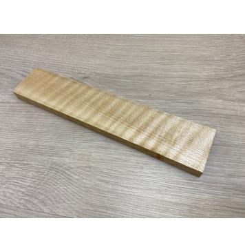 Клён Белый Явор, Волнистый заготовка для бриджа акустической гитары Радиал АА Волна АА 14х50х250 мм-7