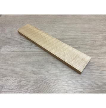 Клён Белый Явор, Волнистый заготовка для бриджа акустической гитары Радиал АА Волна АА 14х50х250 мм-8