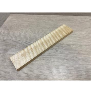 Клён Белый Явор, Волнистый заготовка для бриджа акустической гитары Радиал АА Волна АА 14х50х250 мм-9