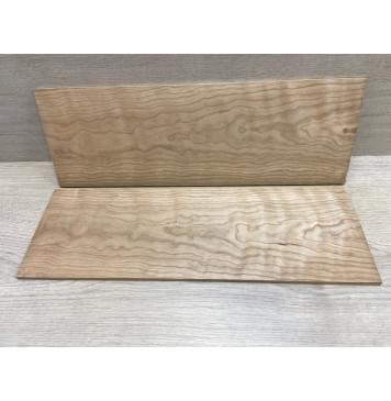 Вишня Американская Волнистая заготовка на топ Тангент ААА Волна АА 7.5х156х460 мм - 2 шт (книжкой)-4