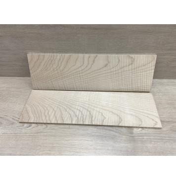 Клён Белый Явор, Волнистый заготовка на топ для Тревел гитары Смешанный ААА Волна ААА 8.5х135х450 мм - 2 шт (книжкой)-2