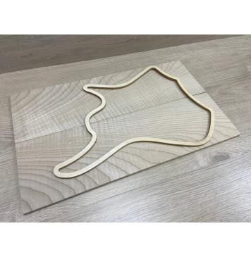 Клён Белый Явор, Волнистый заготовка на топ для Тревел гитары Смешанный ААА Волна АА 7.8х134-138х450 мм - 2 шт (книжкой)-5