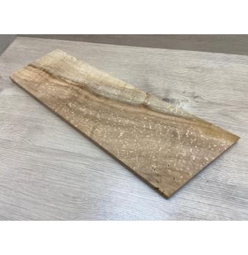 Клён Американский Spalted заготовка на топ Смешанный АА 21х162-182х515-540 мм (1 шт под распил) Уценка-гнилостные поражения древесины,под стабилизацию или работу с порозаполнителями-0