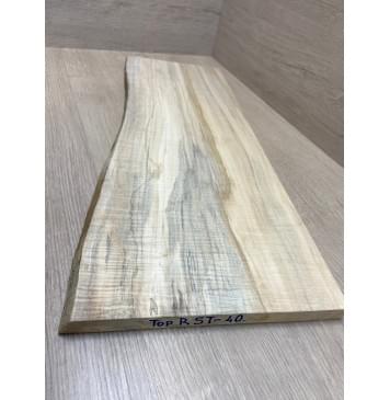 Клён Американский Волнистый заготовка на топ Смешанный ААА Волна ААА 16х206-238х600 мм (1шт под распил)-12