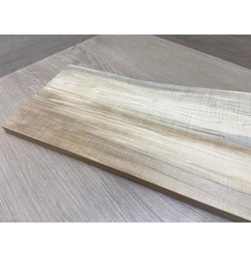 Клён Американский Волнистый заготовка на топ Смешанный ААА Волна ААА 16х206-238х600 мм (1шт под распил)-1