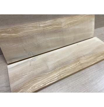 Ясень Оливковый заготовка на топ Смешанный АА 19х164-169х590 мм - 2 шт (книжкой)-4
