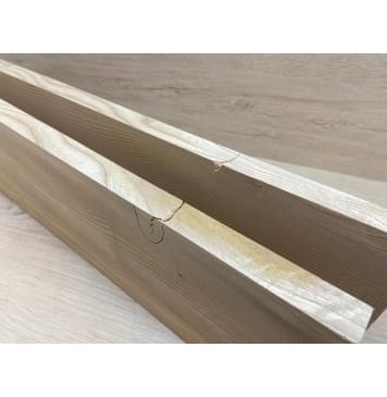 Ясень Оливковый заготовка на топ Смешанный АА 19х164-169х590 мм - 2 шт (книжкой)-5