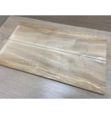 Ясень Оливковый заготовка на топ Смешанный АА 19х164-169х590 мм - 2 шт (книжкой)-8