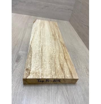 Клён Американский Spalted Волнистый заготовка на топ Смешанный АА Волна АА 33х182х500 мм (1 шт под распил) Уценка-гнилостные поражения древесины,под стабилизацию или работу с порозаполнителями-13