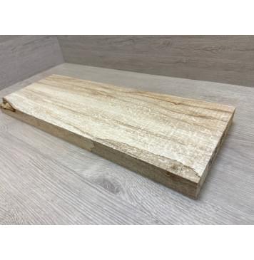 Клён Американский Spalted Волнистый заготовка на топ Смешанный АА Волна АА 33х182х500 мм (1 шт под распил) Уценка-гнилостные поражения древесины,под стабилизацию или работу с порозаполнителями-12